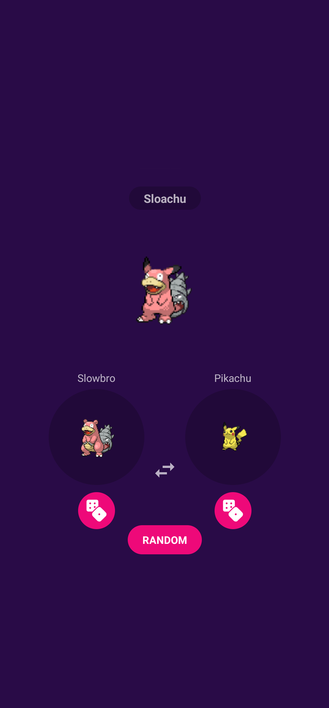 Pokéfusion result